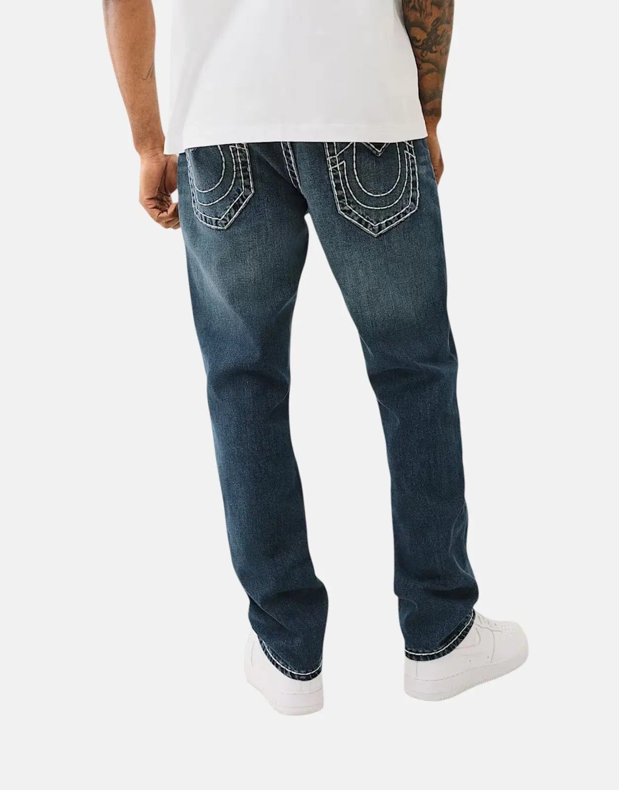 True Religion Rocco Super T Flap Blue Jeans - Subwear