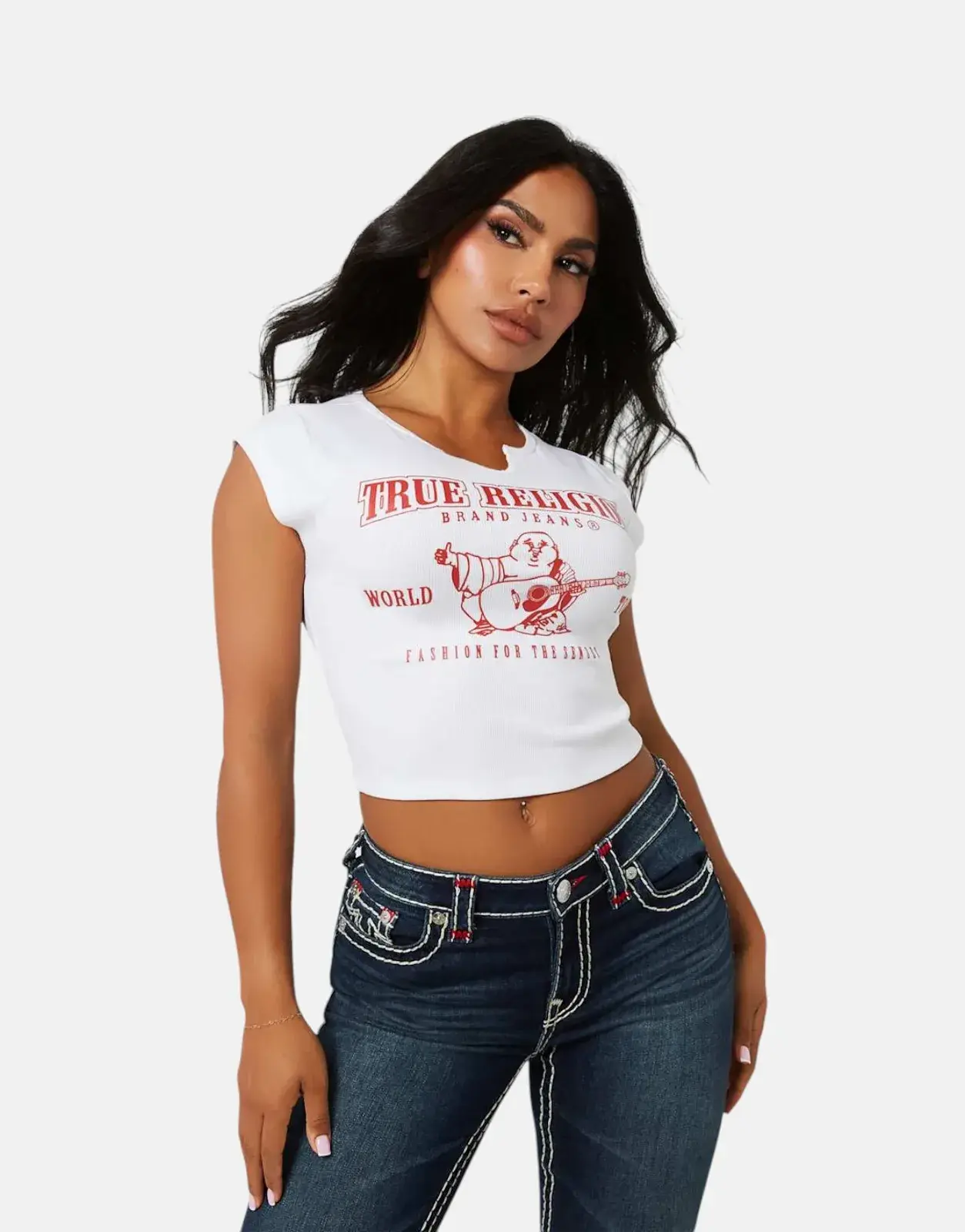 True Religion SRS Baby T-Shirt White - Subwear
