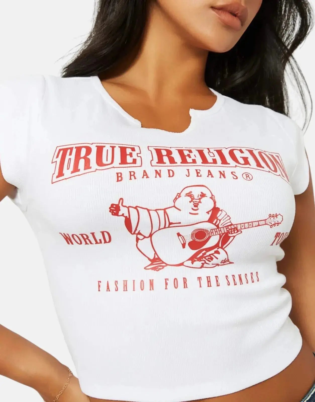 True Religion SRS Baby T-Shirt White - Subwear