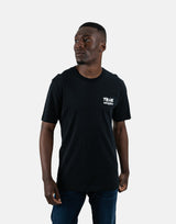 True Religion Script Newspaper Black T-Shirt - Subwear
