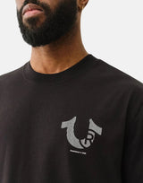 True Religion TR Space Jet Black T-Shirt - Subwear
