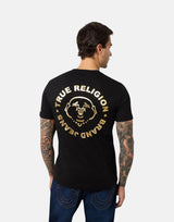 True Religion Tru Foil Jet Black T-Shirt - Subwear