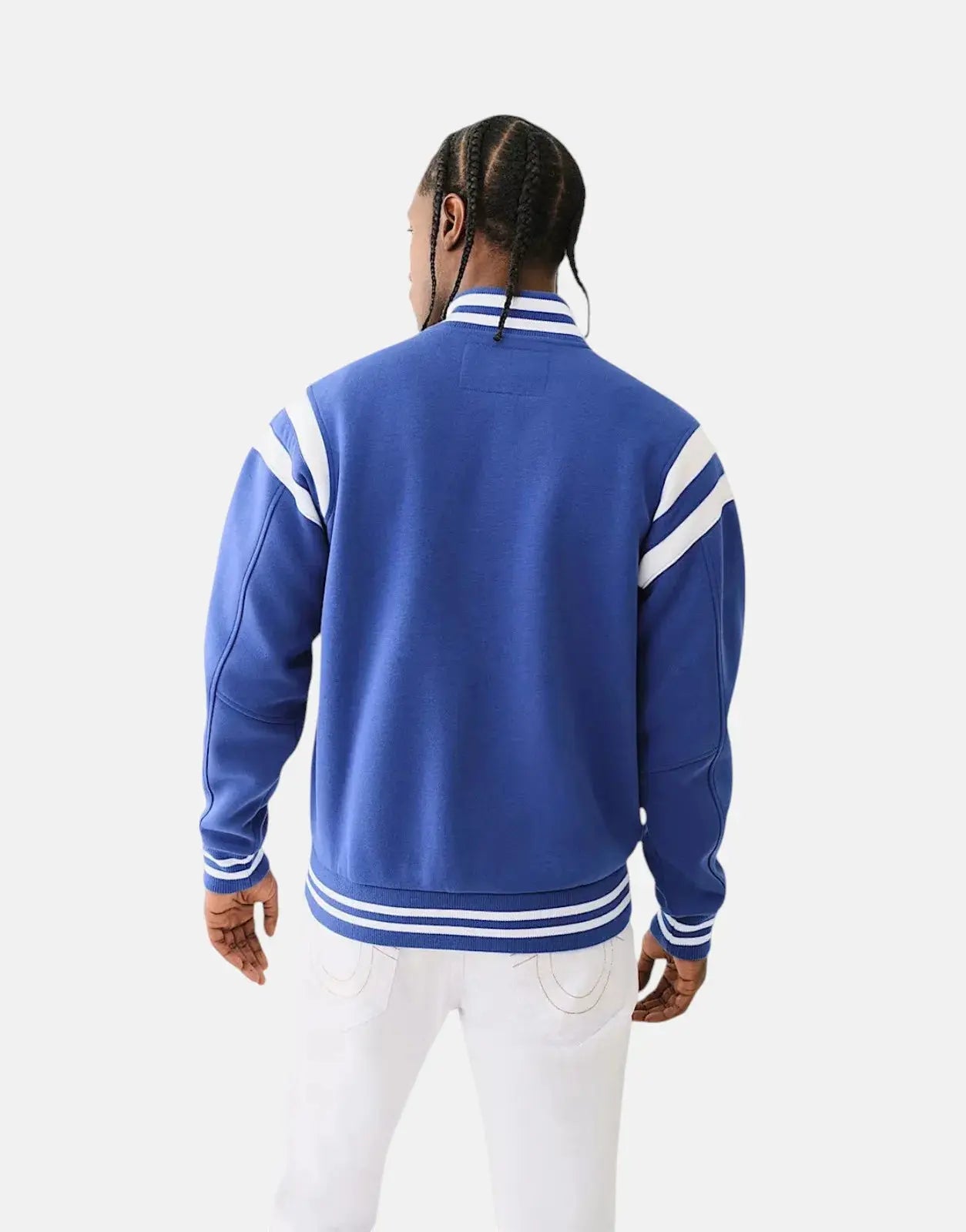 True Religion True Uni Varsity Blue/White Jacket - Subwear