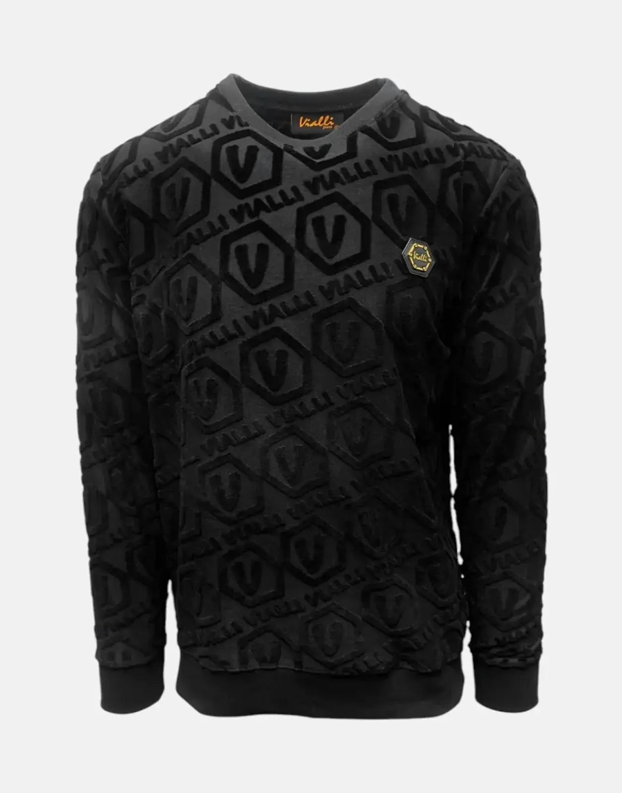 Vialli Grizzlyt Black Sweatshirt Subwear
