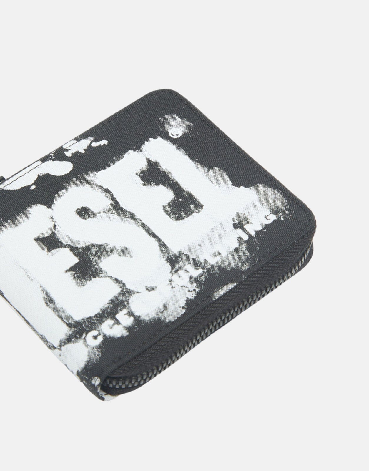 Diesel Rave Bi-Fold Coin Zip Black Wallet - Subwear