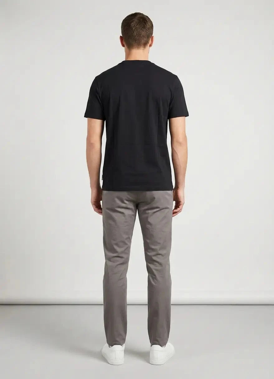 Ben Sherman 3 Ball 260G Black T-Shirt - Subwear