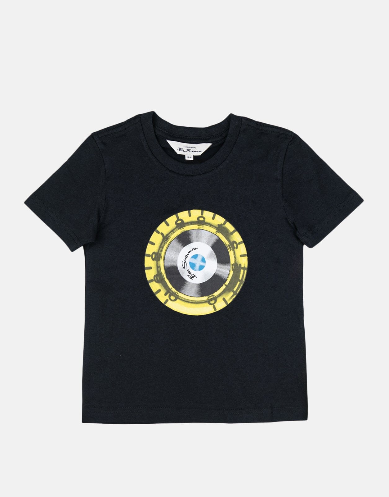 Ben Sherman Black Turn It Up T-Shirt - Subwear