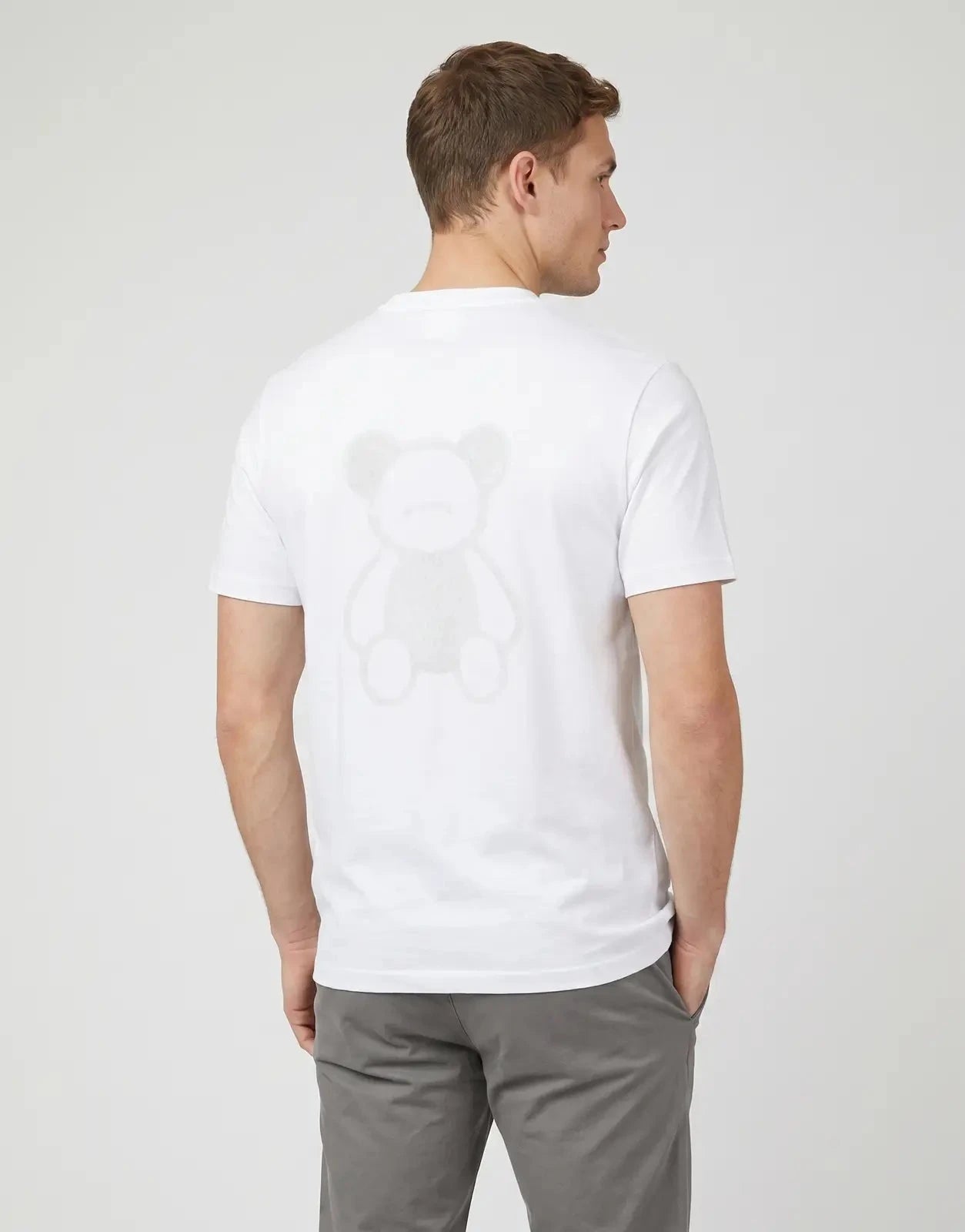 Ben Sherman BS Fur Bear 260G White T-Shirt - Subwear