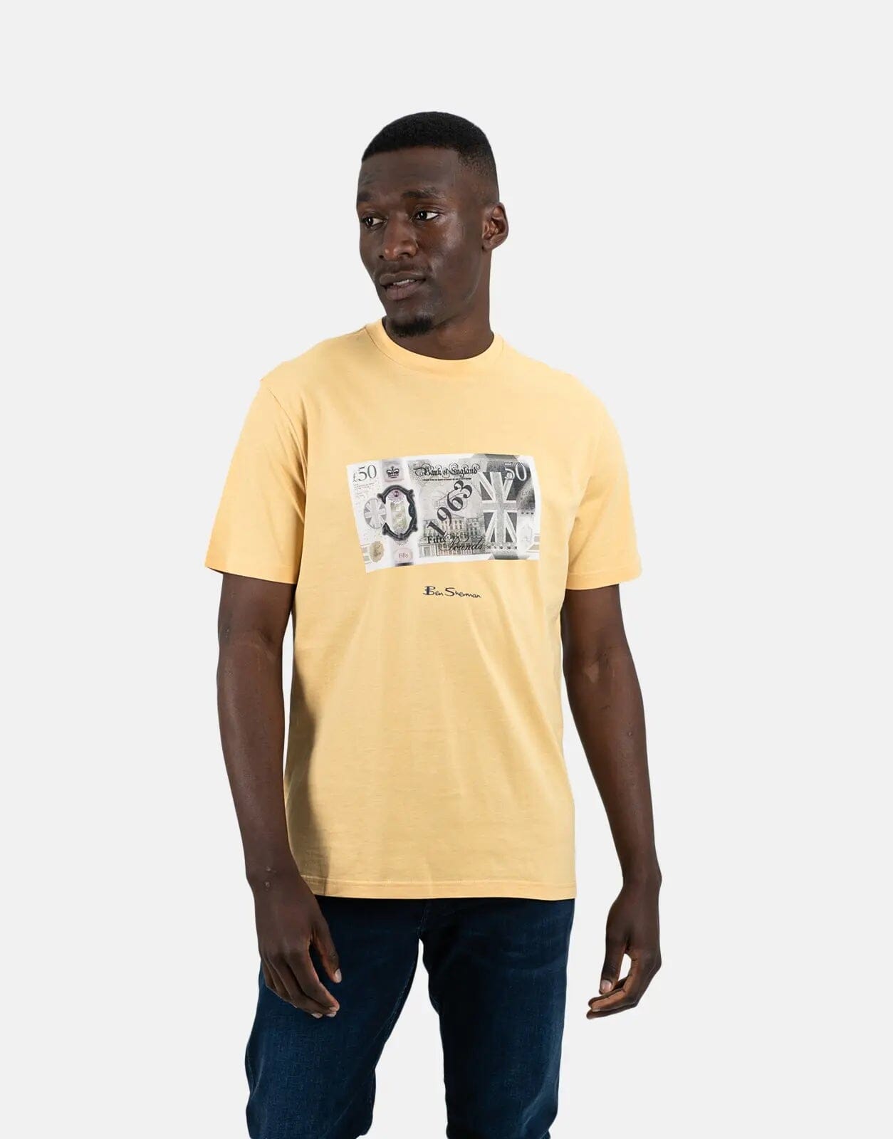 Ben Sherman Pound Sterling New Wheat T-Shirt - Subwear