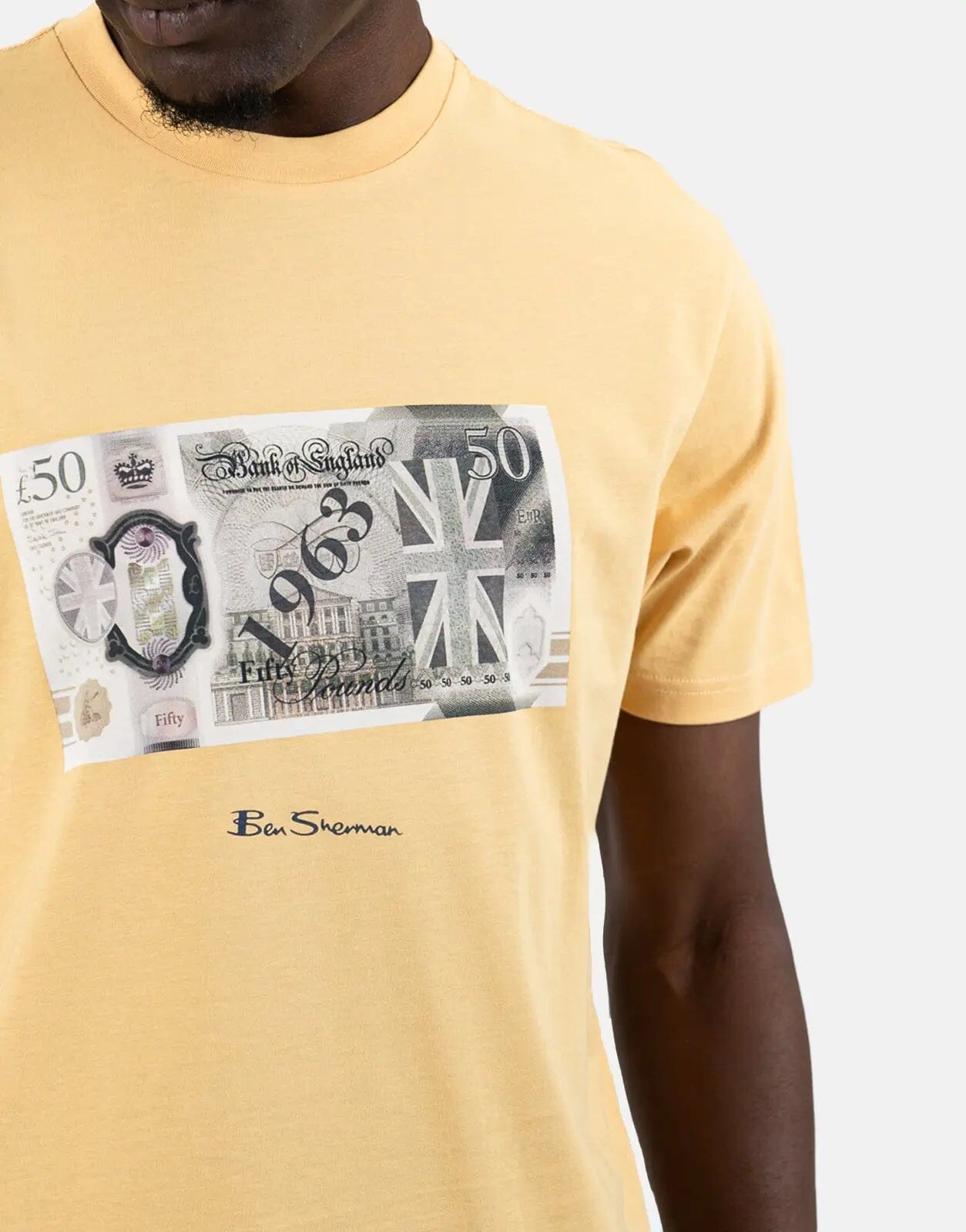 Ben Sherman Pound Sterling New Wheat T-Shirt - Subwear