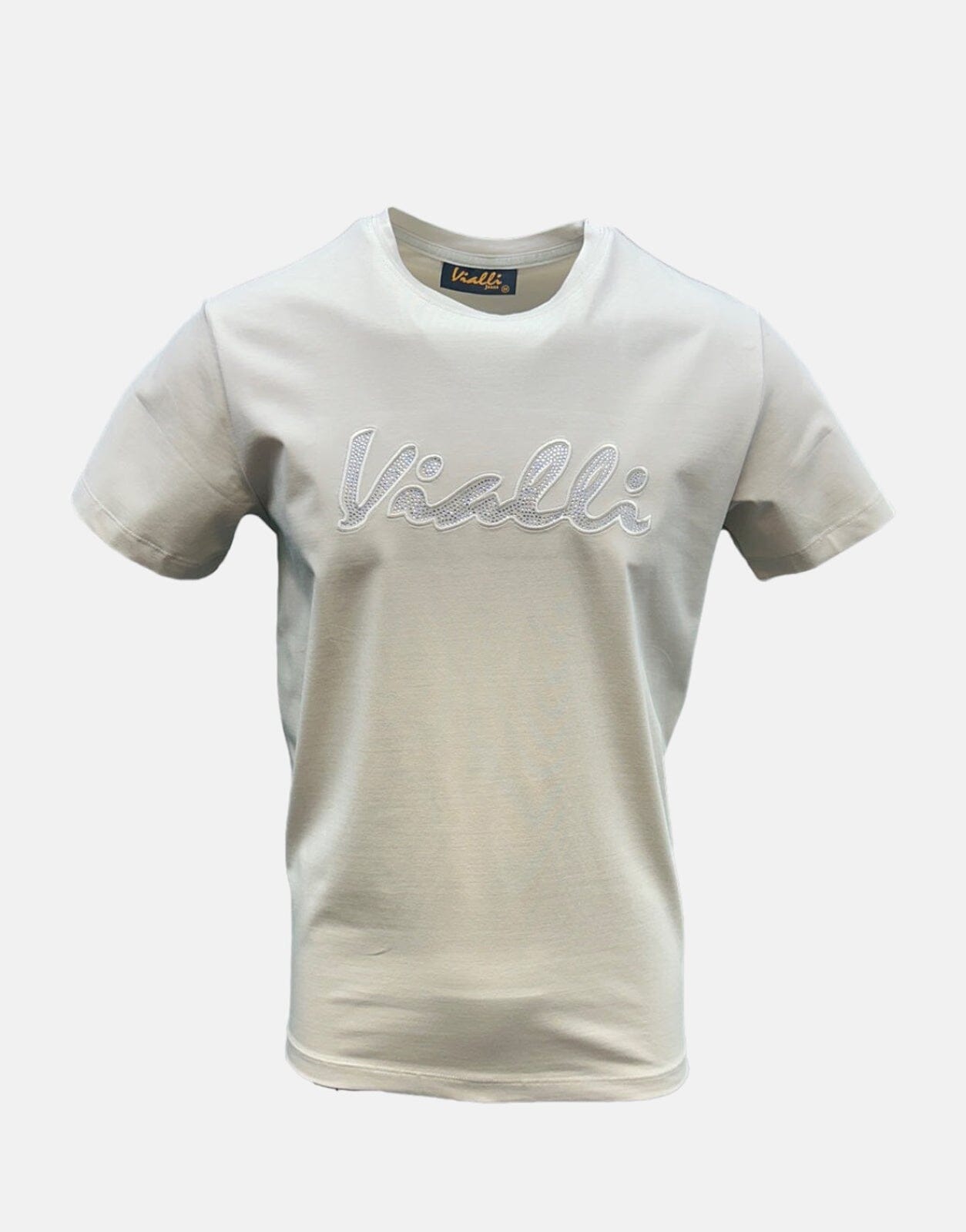 Vialli Flag Beige T-Shirt - Subwear