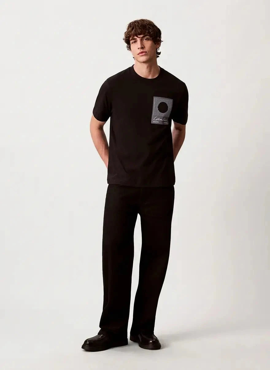 Calvin Klein 20s Matches Graphic Black T-Shirt - Subwear