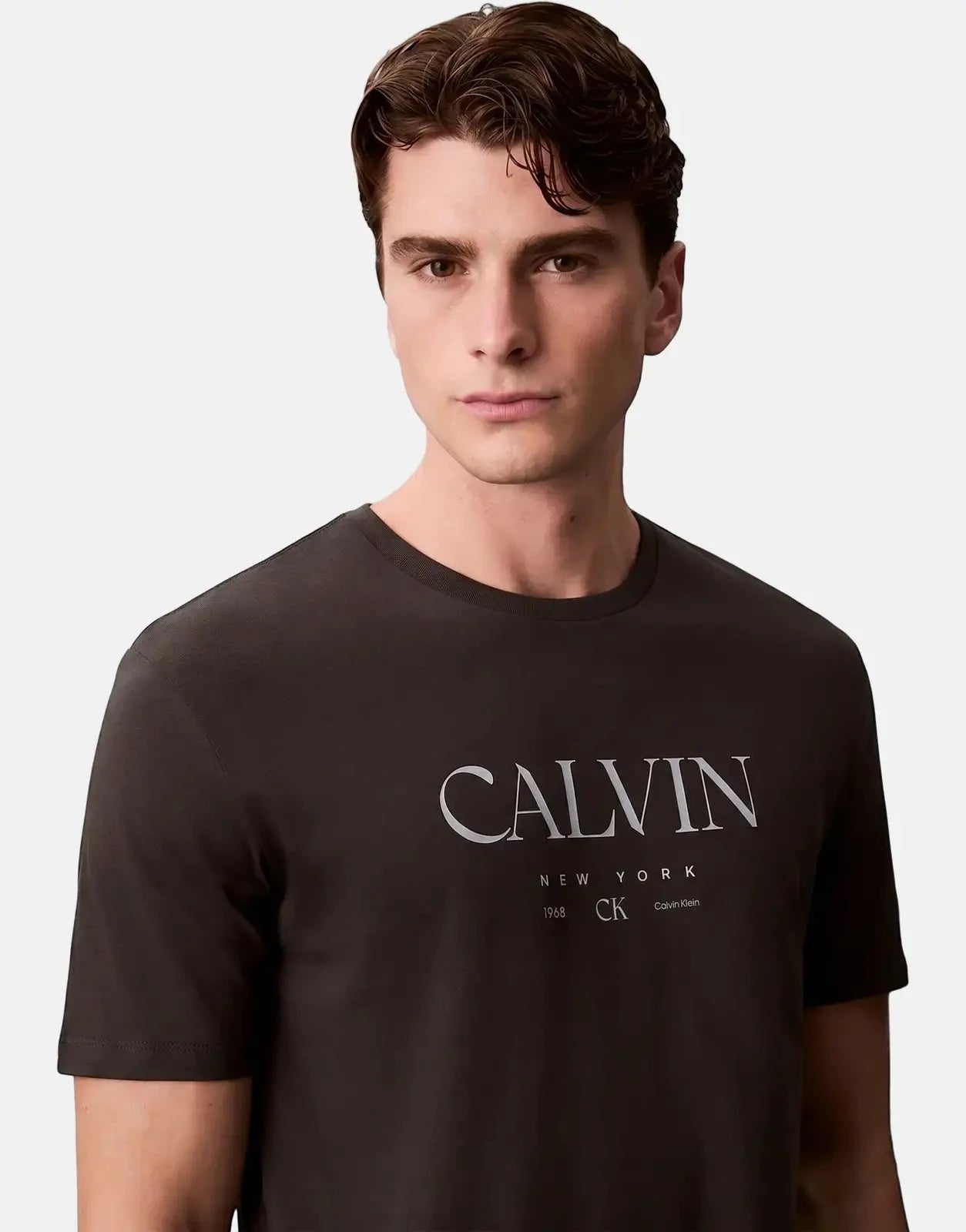 Calvin Klein 20s MSW LN Calvin Graphic Black T-Shirt - Subwear