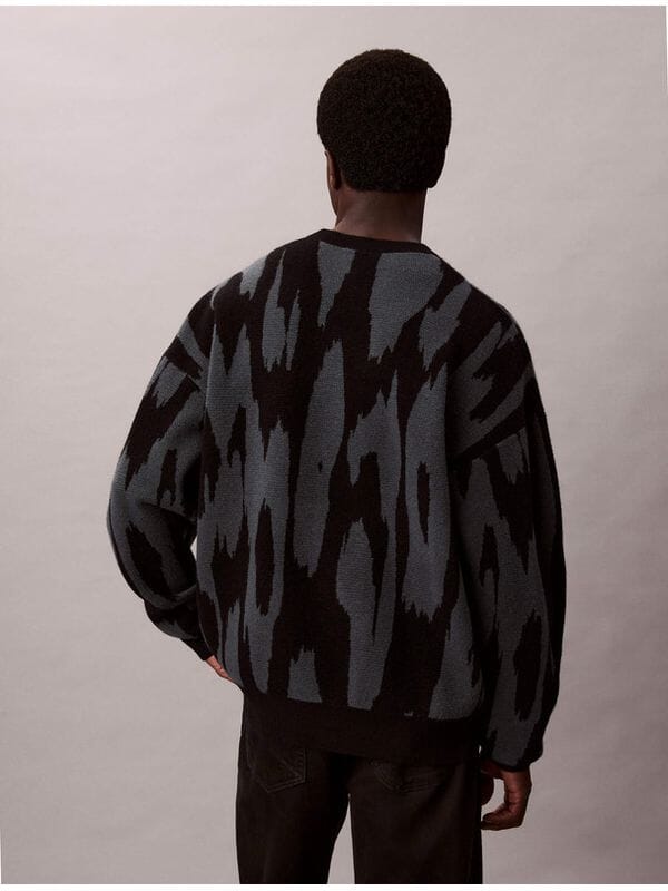 Calvin Klein Abstract Jacquard Sweatshirt - Subwear