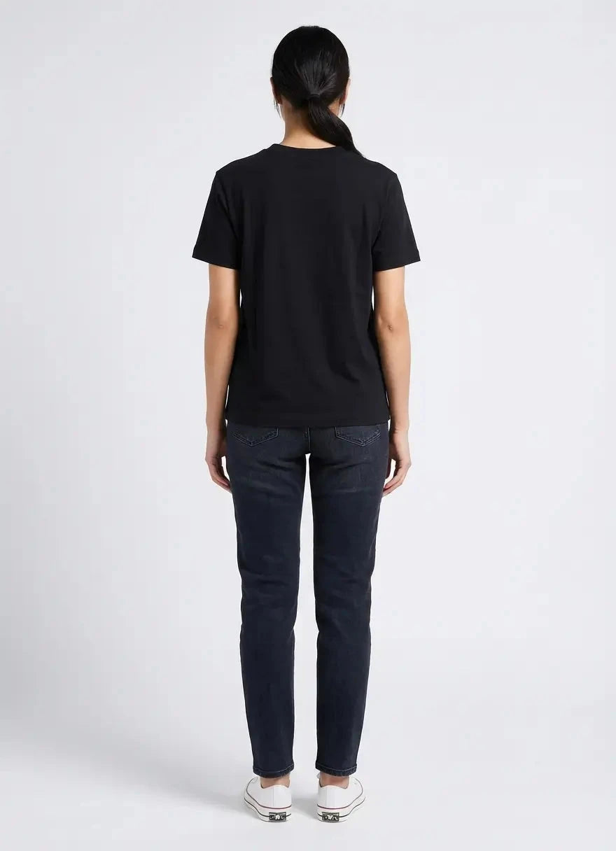 Calvin Klein Archive Classic Logo Black T Shirt - Subwear