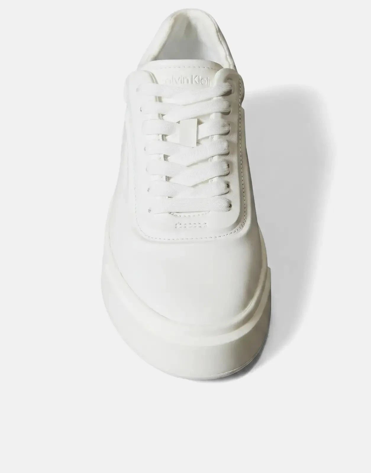 Calvin Klein Basket Cupsole OXF Laceup White Sneakers - Subwear