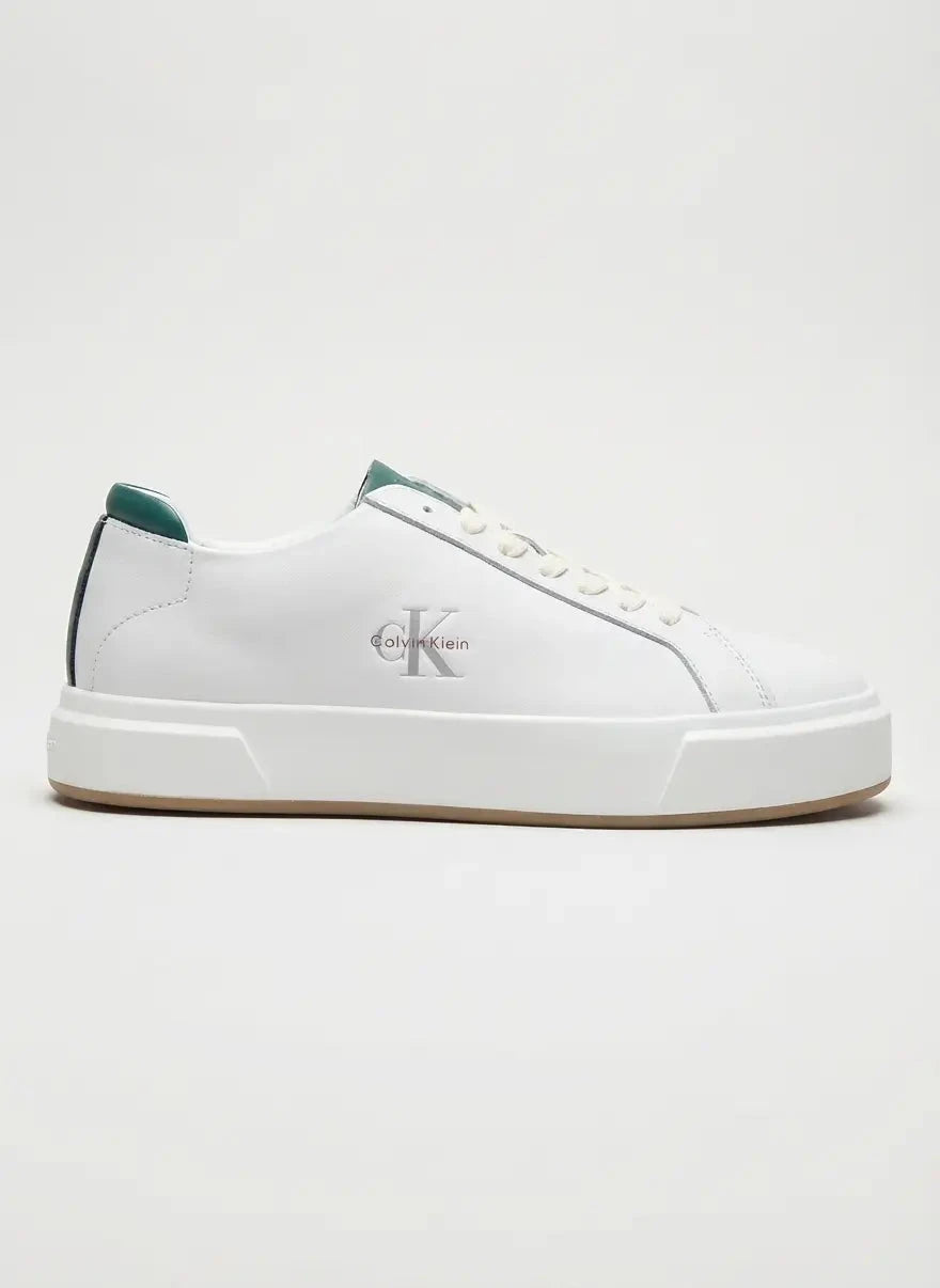 Calvin Klein Basket Cupsole Sneaker Wht/Multi - Subwear