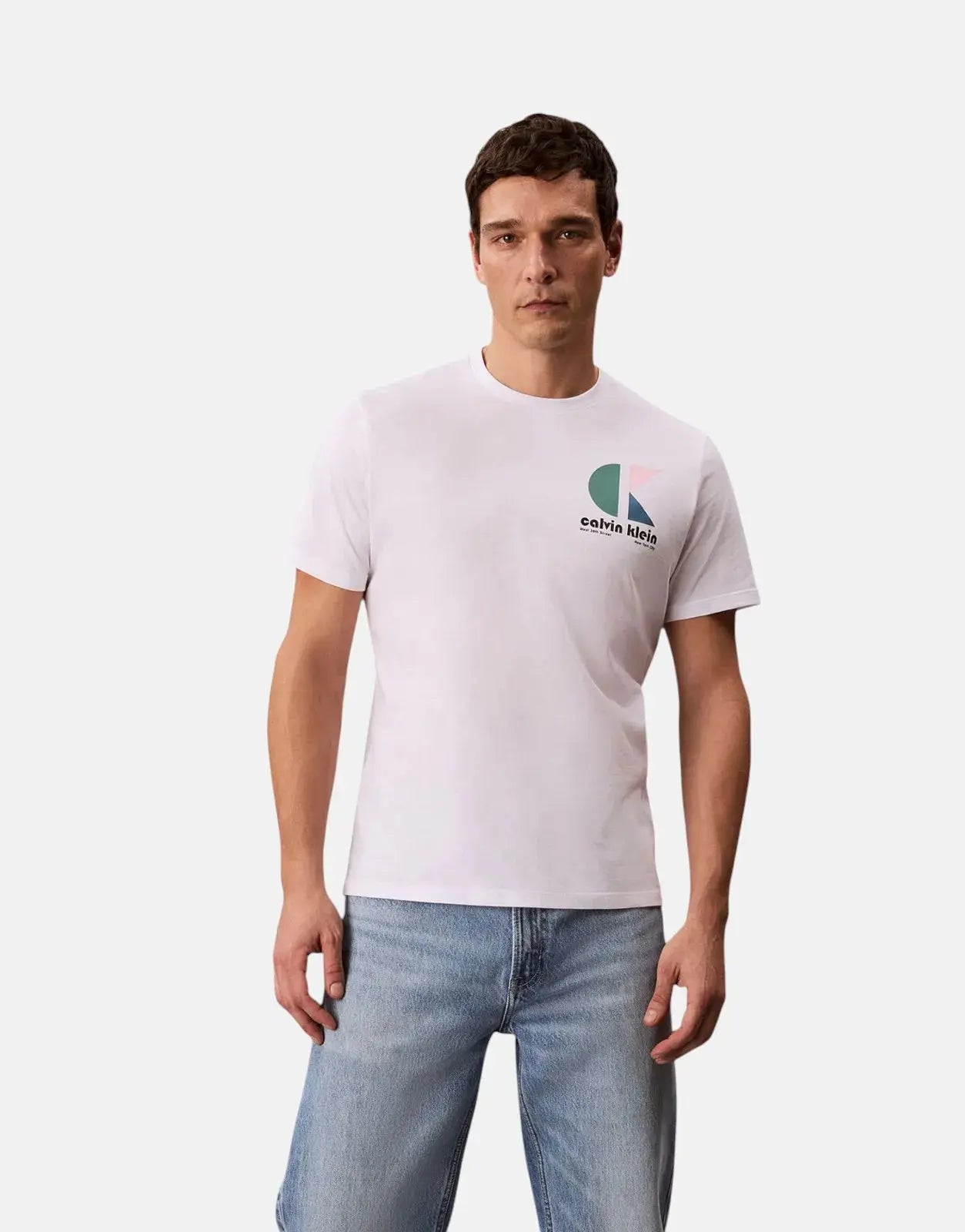 Calvin Klein BH Logo Graphic White T-Shirt - Subwear
