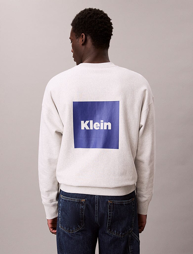 Calvin Klein Box Graphic Sweatshirt Grey - Subwear
