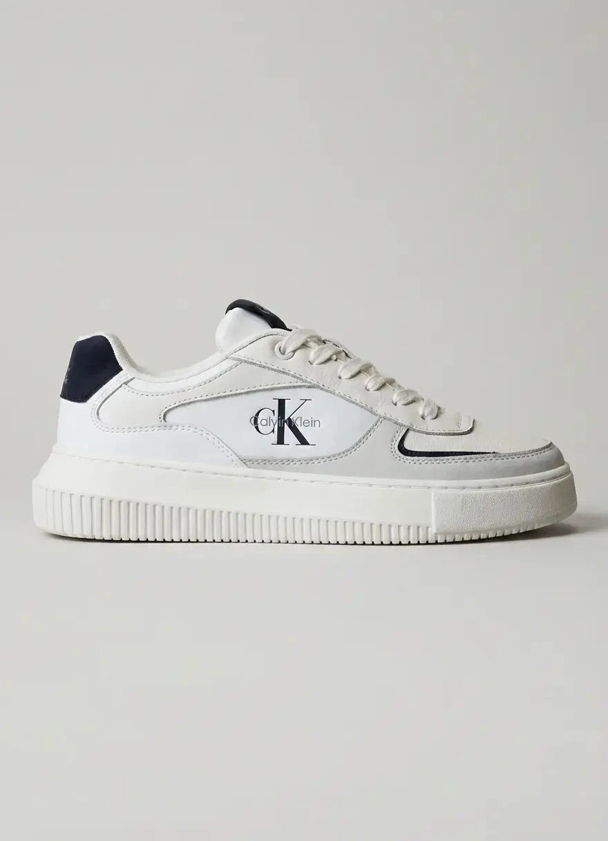 Calvin Klein Chunky Cupsole Low Sneaker White - Subwear