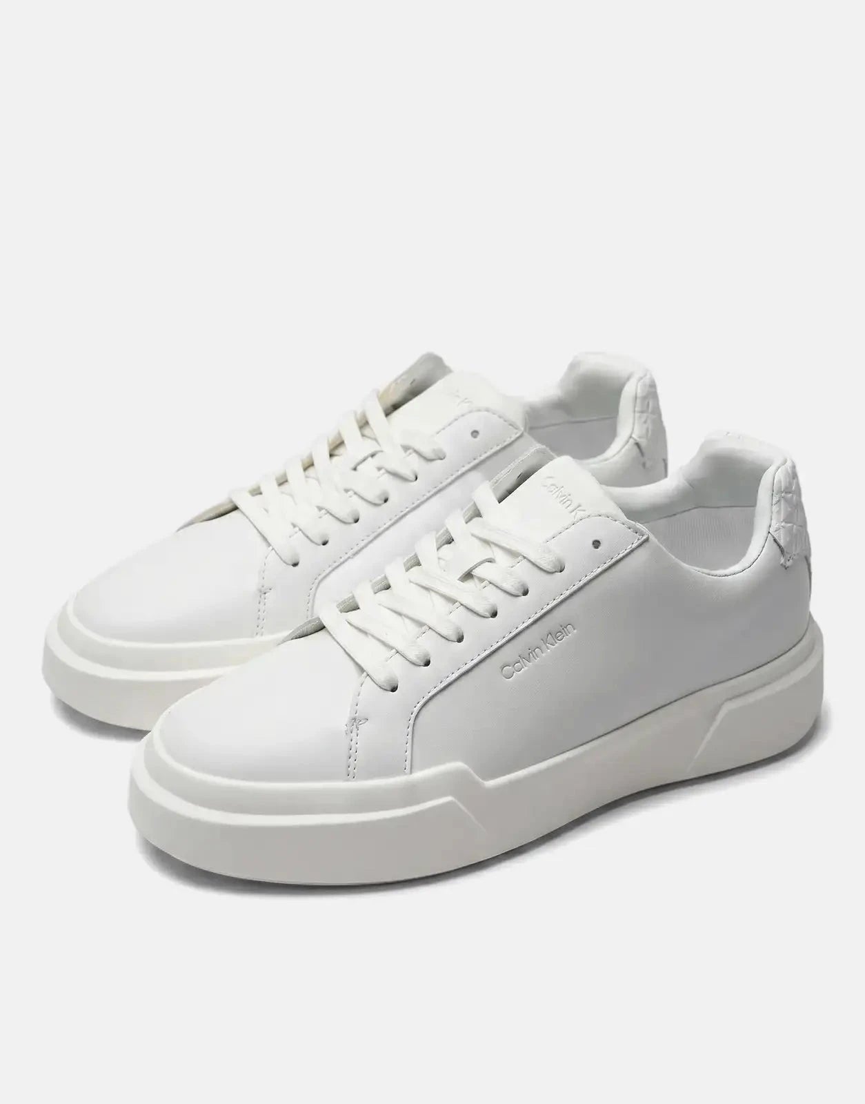 Calvin Klein Chunky Cupsole White Sneakers - Subwear