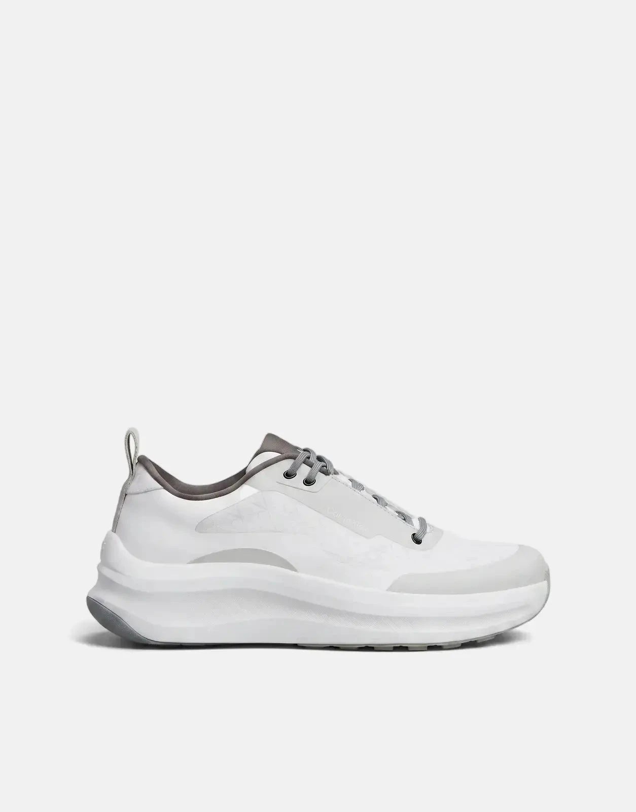 Calvin Klein Chunky Runner Laceup Mix White Sneakers - Subwear