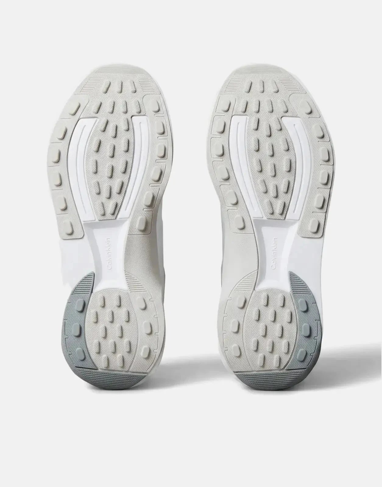Calvin Klein Chunky Runner Laceup Mix White Sneakers - Subwear