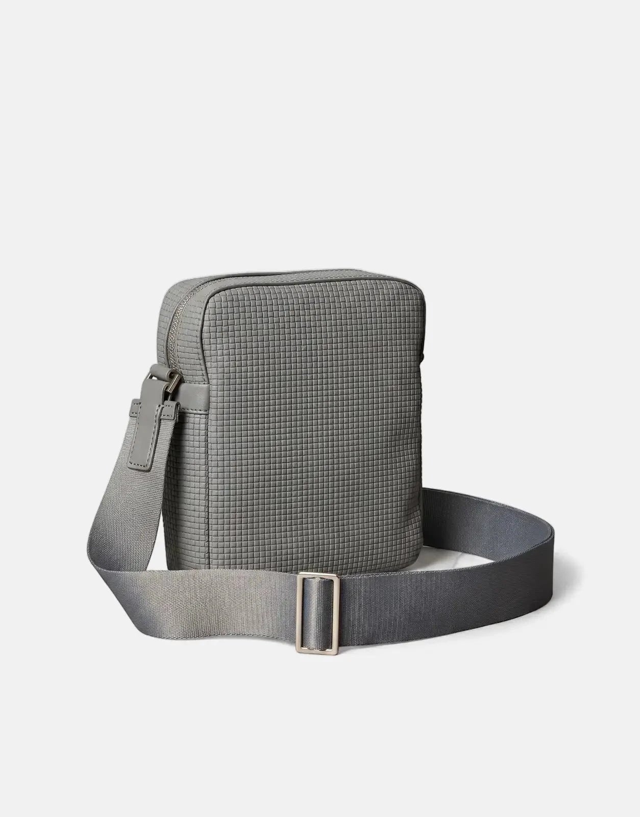 Calvin Klein Emblem AOP Emboss Grey Reporter Bag - Subwear