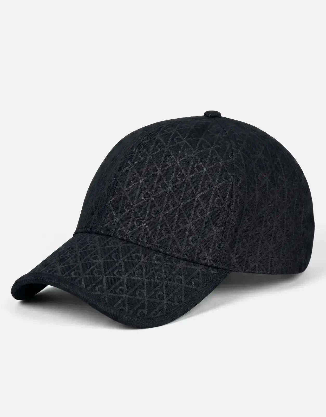Calvin Klein Emblem Print Black Leather Patch Cap - Subwear
