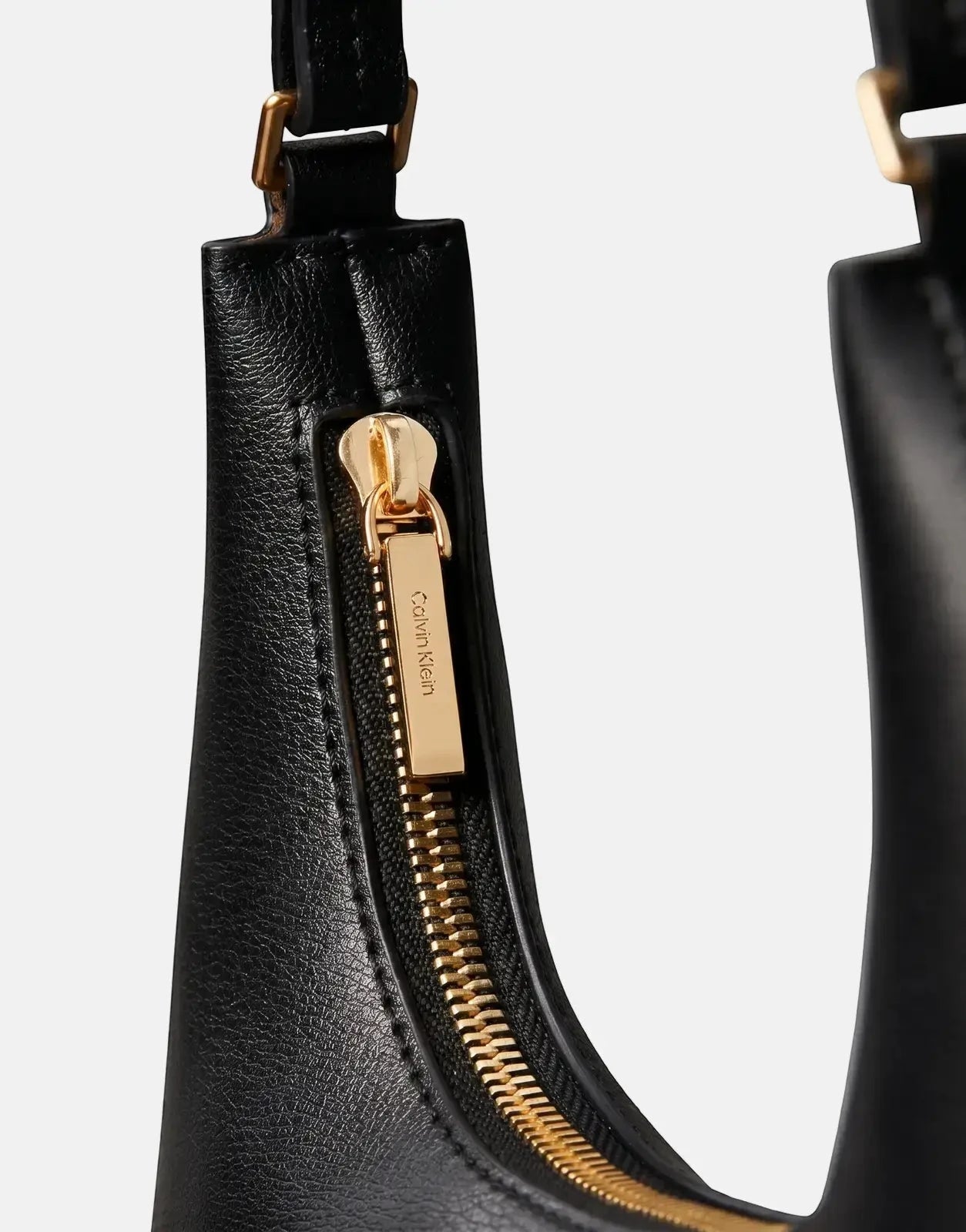 Calvin Klein Foil Logo Black Shoulder Bag - Subwear