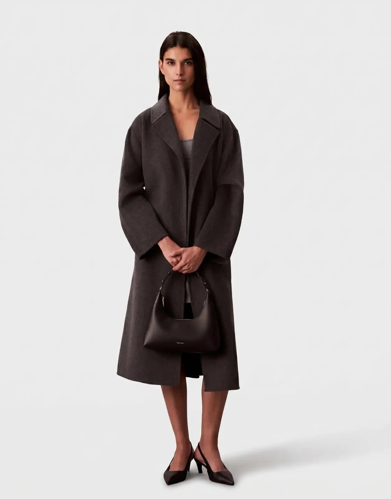 Calvin Klein Foil Logo Black Shoulder Bag - Subwear