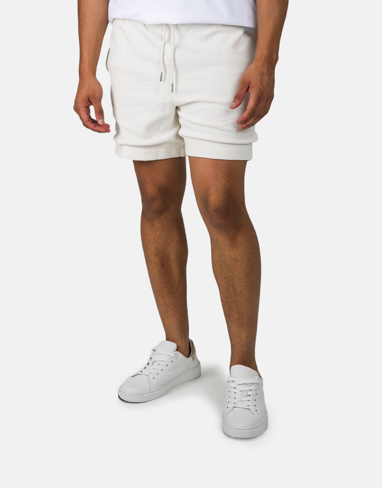 Calvin Klein HD Cotton Waffle Off White Shorts - Subwear