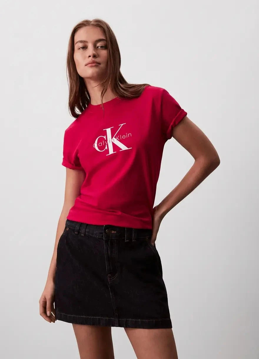 Calvin Klein Hero Classic Monologo Pink T-Shirt - Subwear