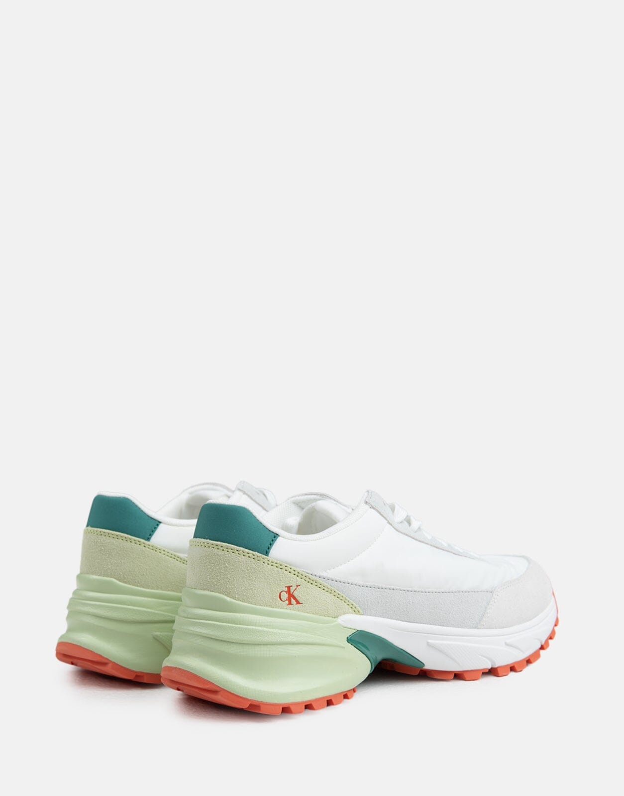Calvin Klein Hike Runner Nylon Mix White Sneaker - Subwear