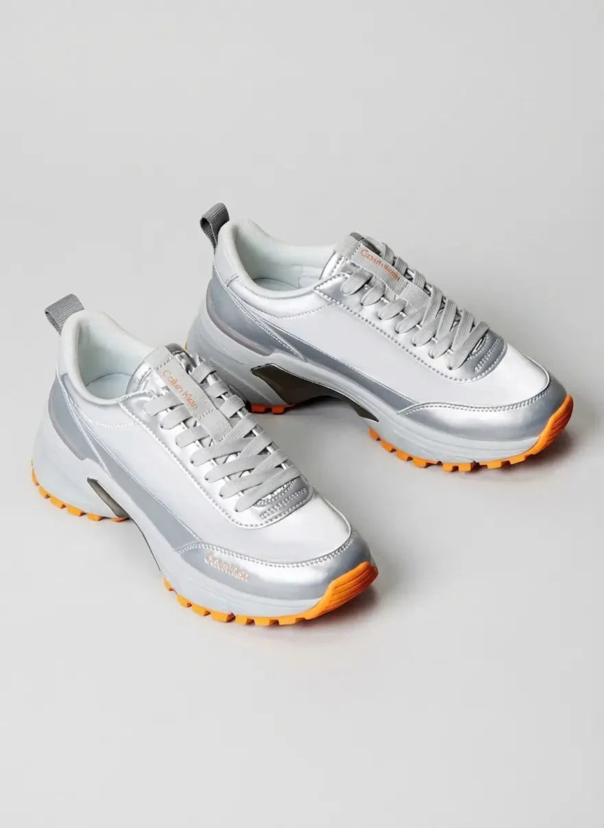 Calvin Klein Hike Runner Pearl Silver Sneakers - Subwear