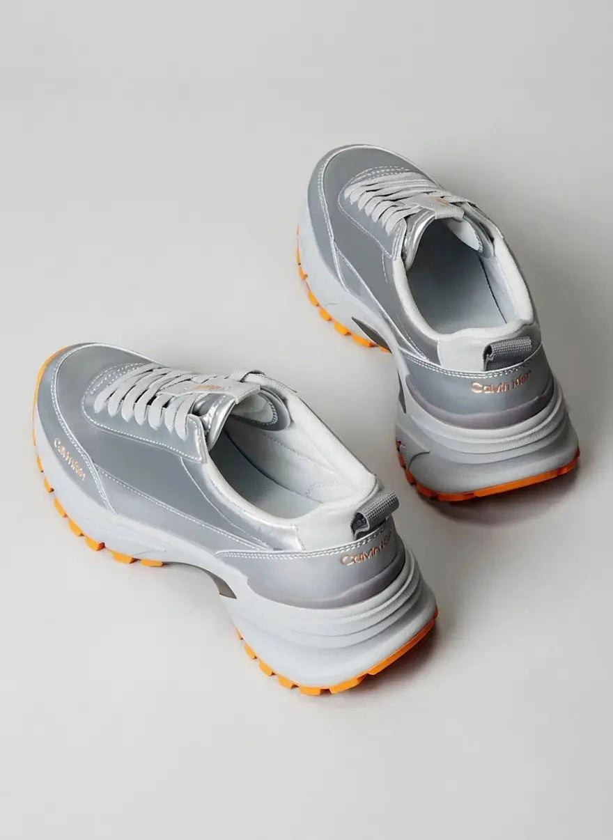 Calvin Klein Hike Runner Pearl Silver Sneakers - Subwear