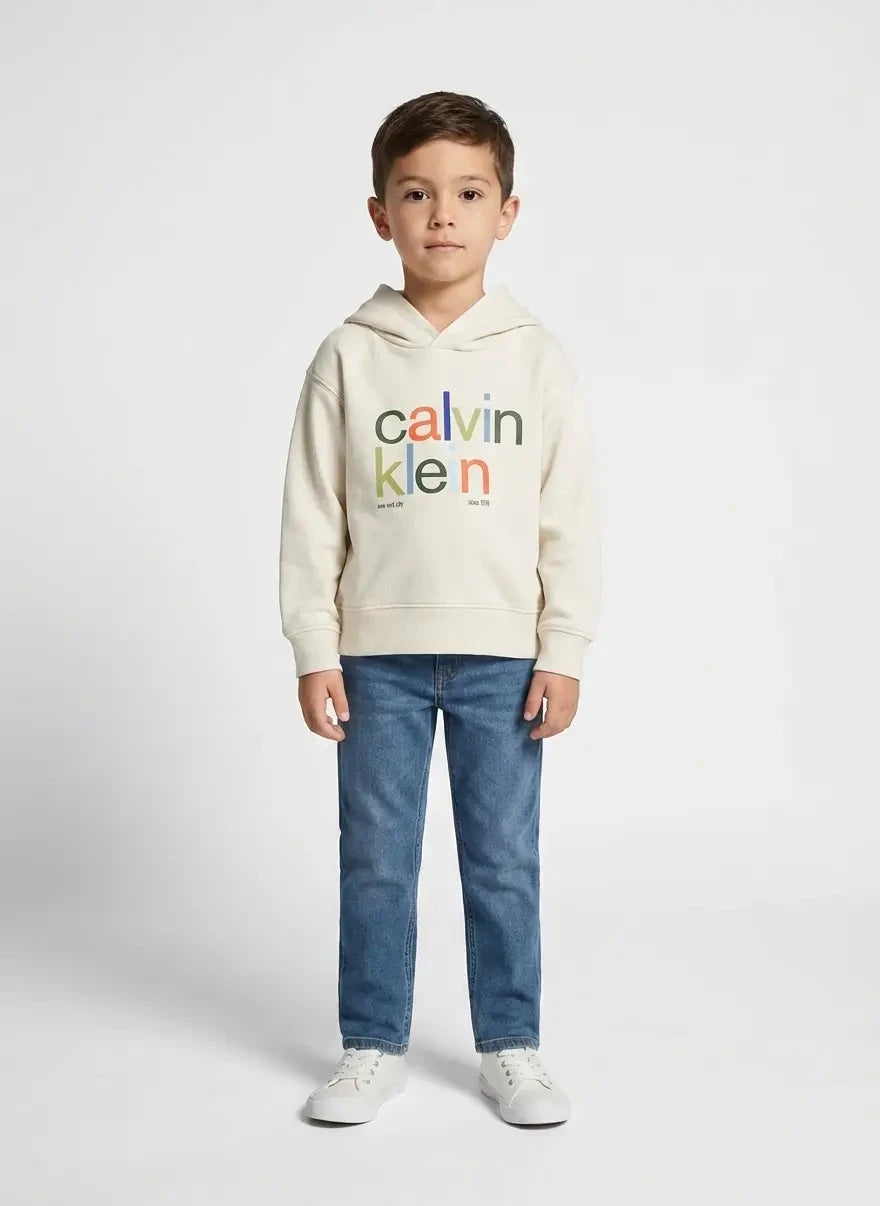 Calvin Klein Kids Color Logo Hoodie - Subwear