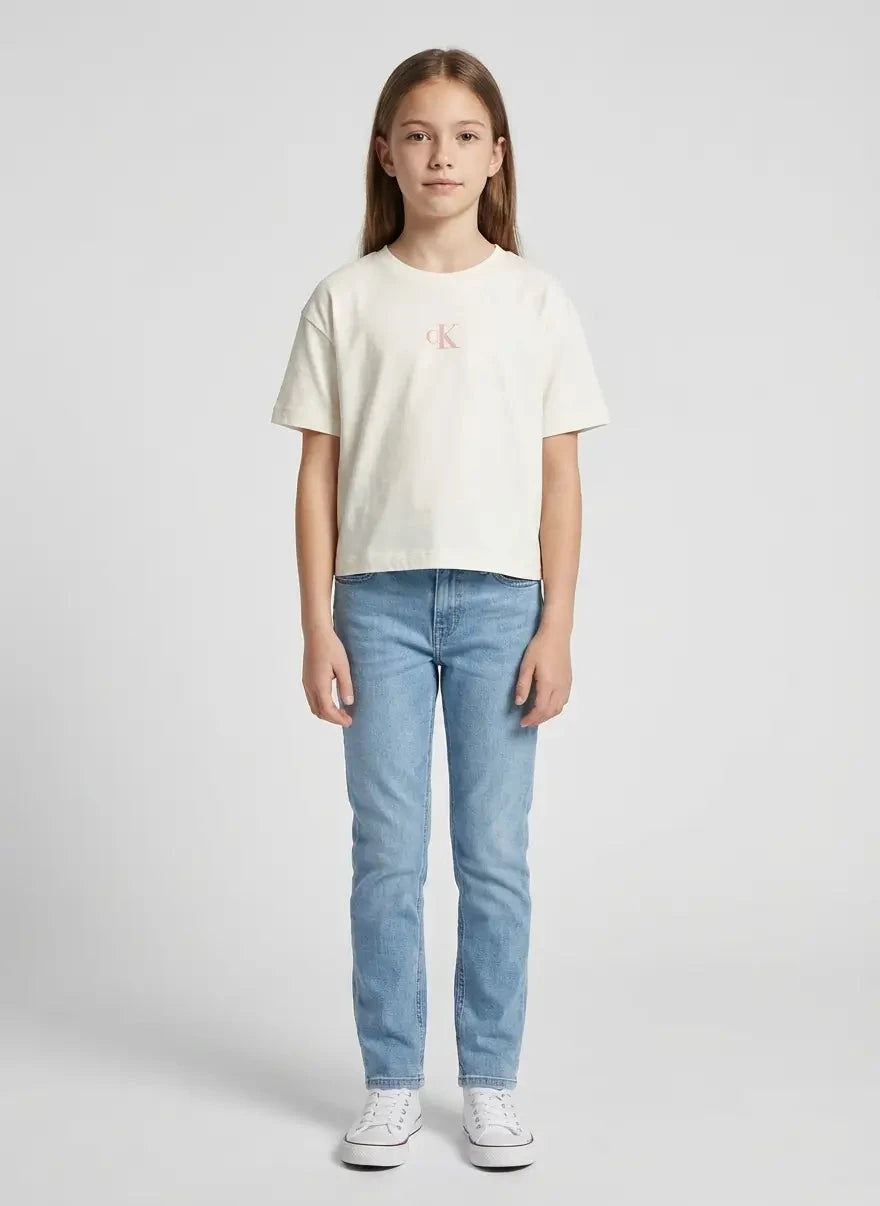Calvin Klein Kids Logo Boxy T-Shirt - Subwear