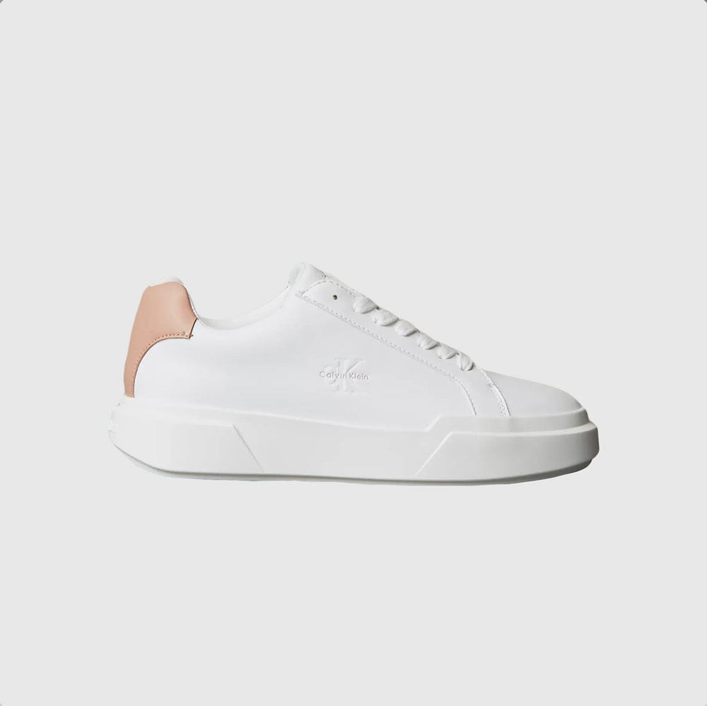Calvin Klein Ladies Chunky Cupsole Sneaker Wht - Subwear
