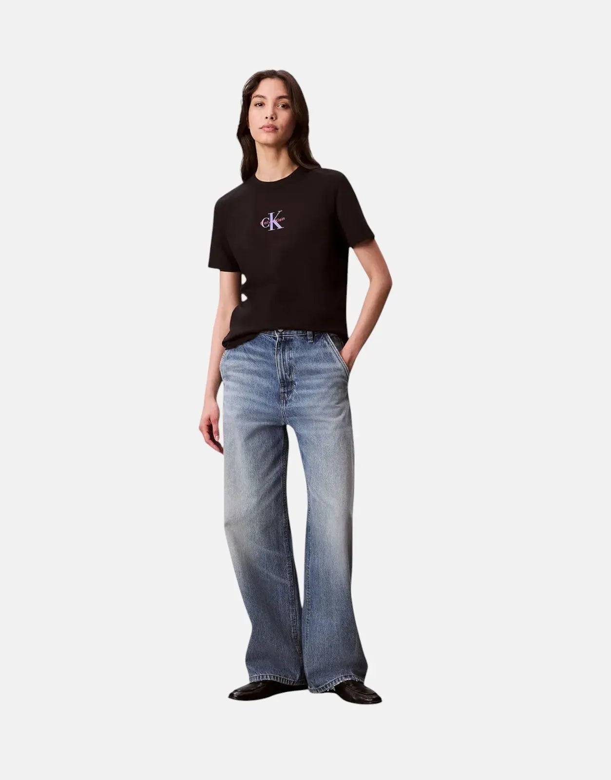 Calvin Klein 20s Classic Logo Black T-Shirt - Subwear