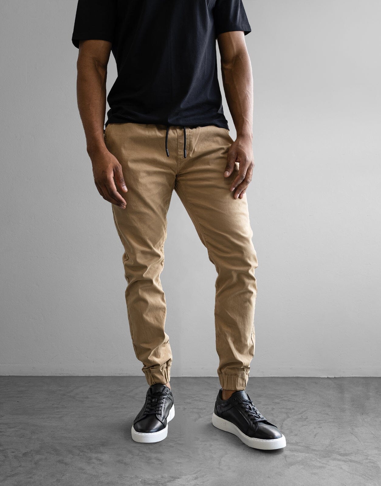 Fade Essential Cuffed Jogger Stone - Subwear