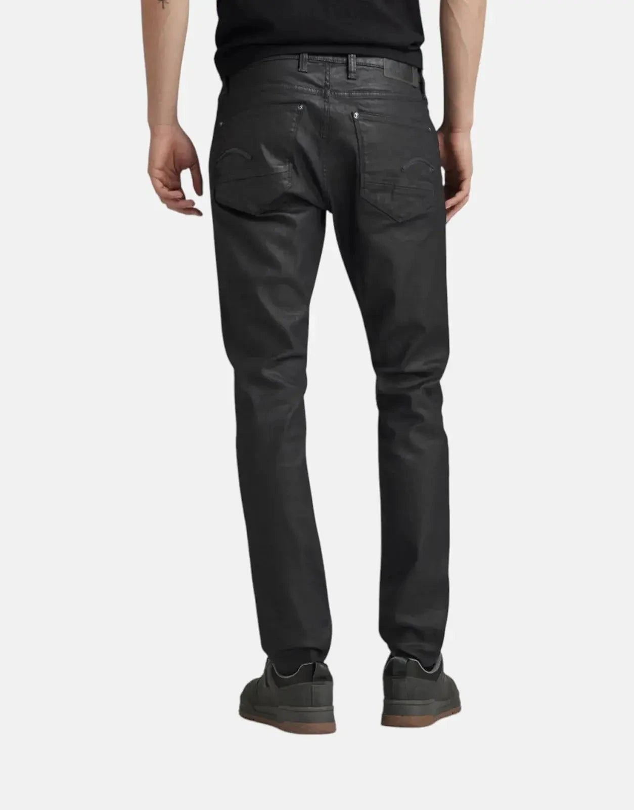 Men's G-Star RAW Revend 3D Waxed Skinny Jeans Black