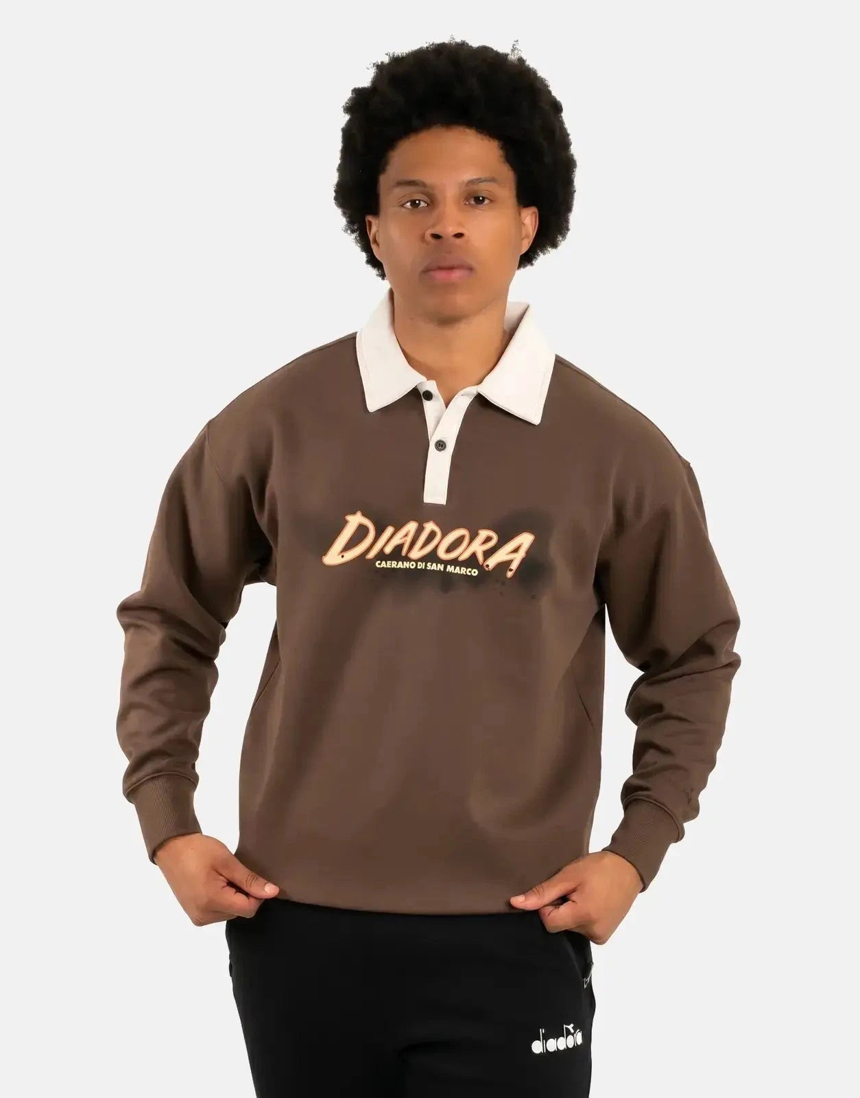 Diadora Alberico LS Polo Shirt - Subwear