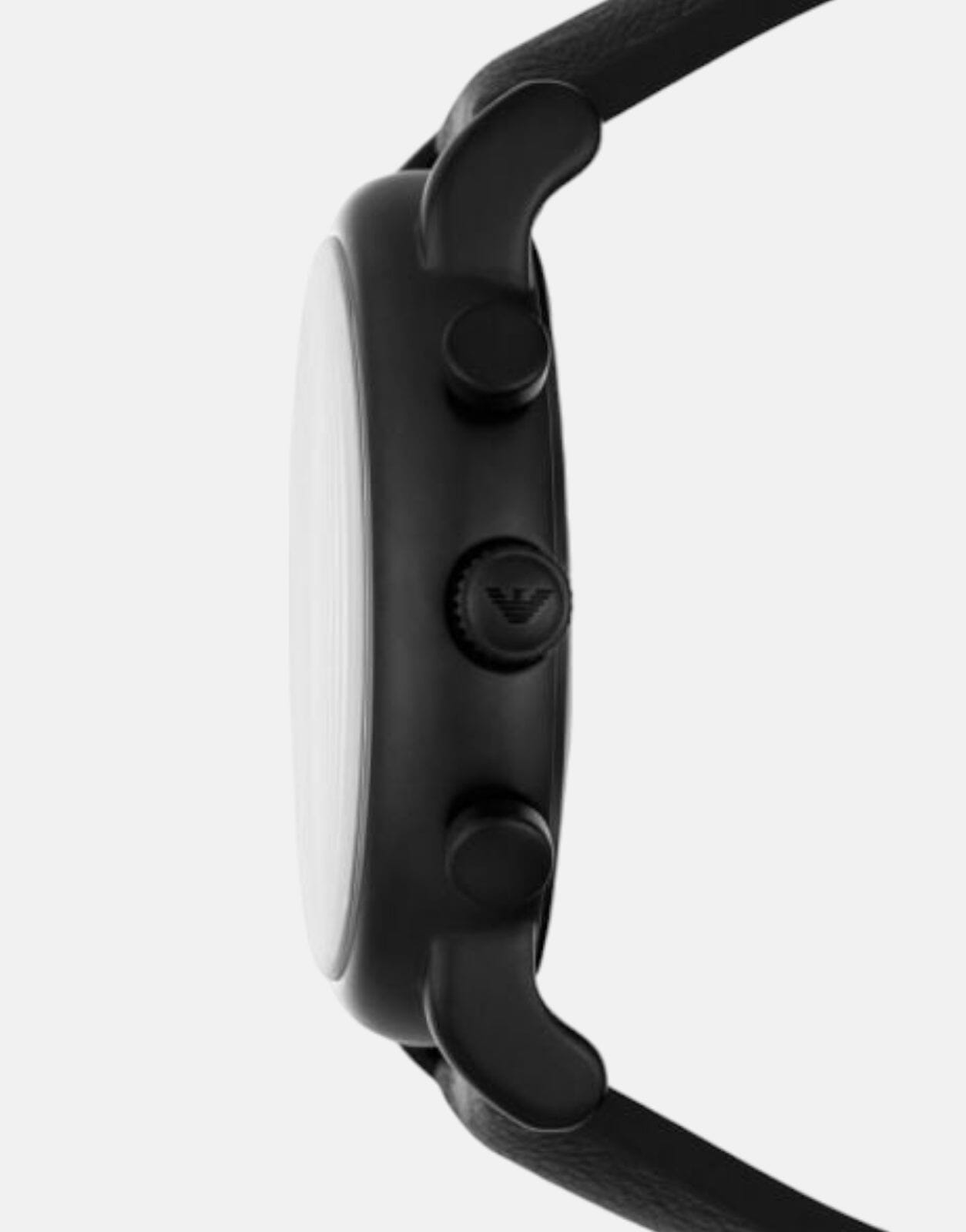 Armani Exchange Luigi Dress Black Leather Watch - Subwear
