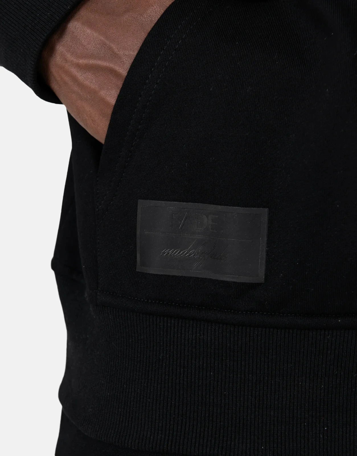 Fade Atelier Hooded Black Sweatshirt - Subwear