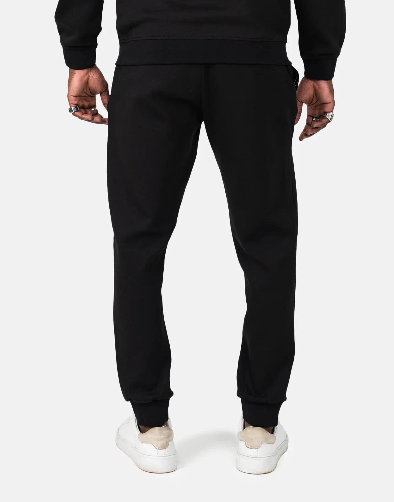 Fade Essential Slim Fit Black Sweatpants - Subwear