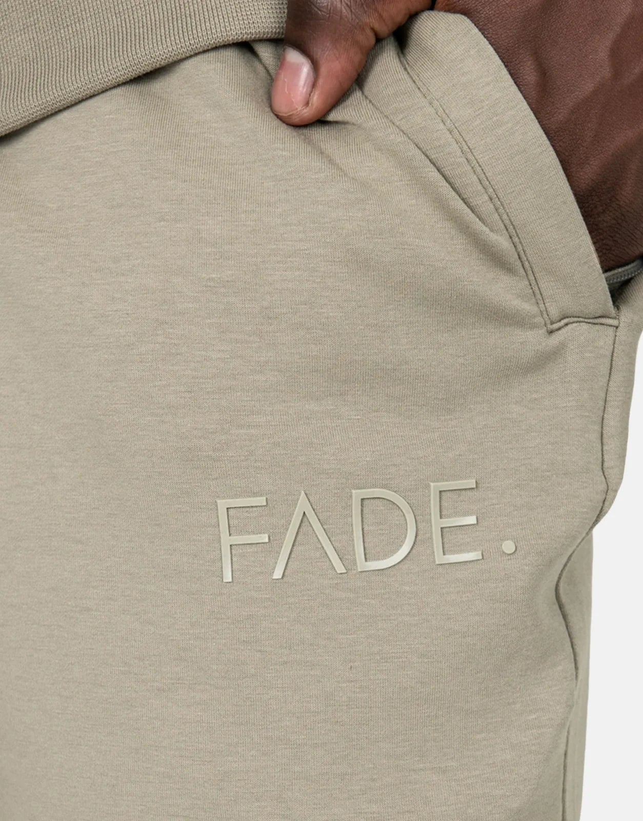 Fade Essential Slim Fit Taupe Sweatpants - Subwear