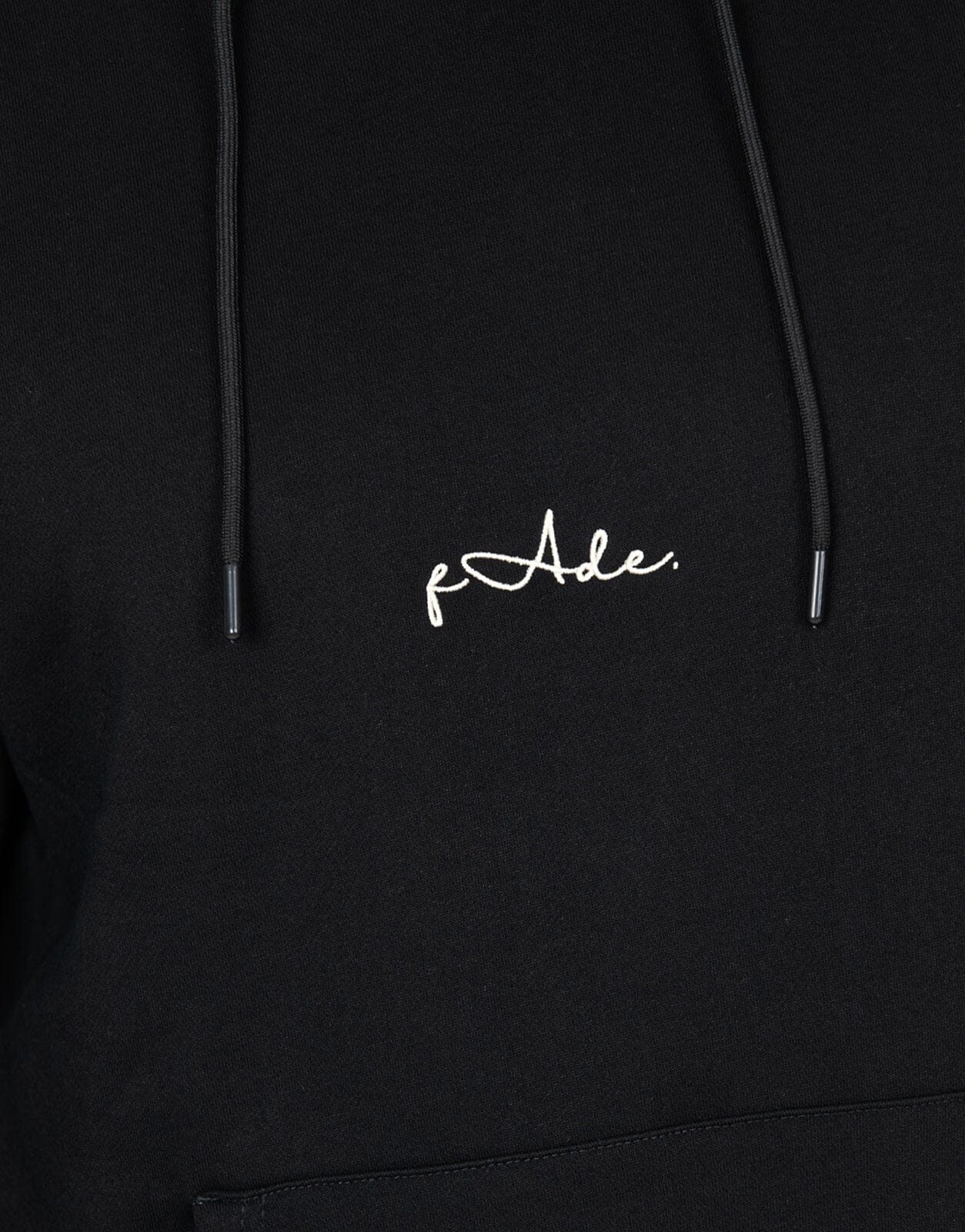 Fade Signature Hooded Sweatshirt Black - Subwear