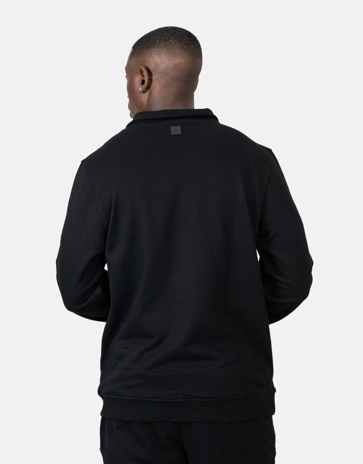 Fade Signature Quarterzip Sweatshirt Black - Subwear
