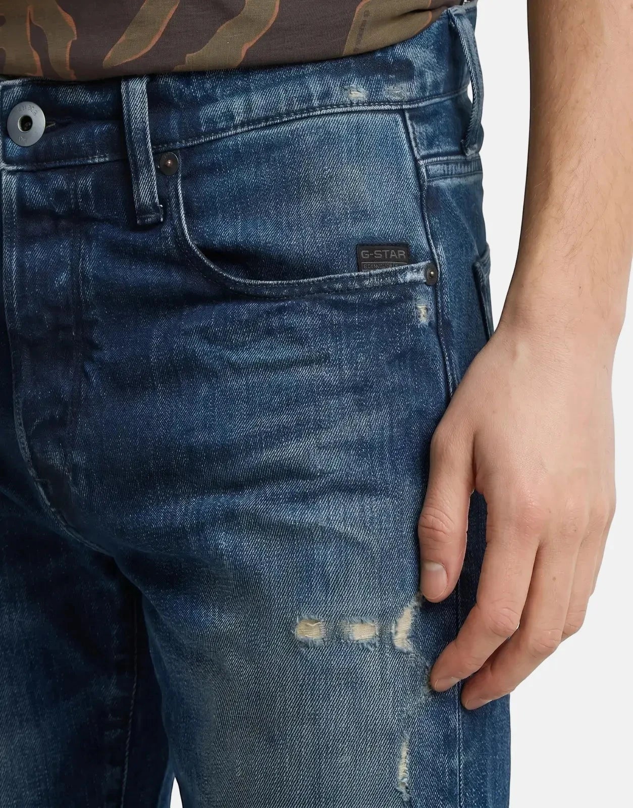 G-Star RAW 3301 Slim Worn In Mountain Jeans - Subwear